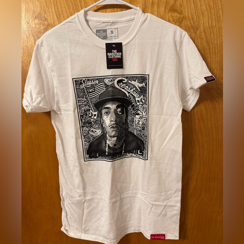 Nipsey Hussle tee from The Marathon Clothing brand. Excellent quality size S